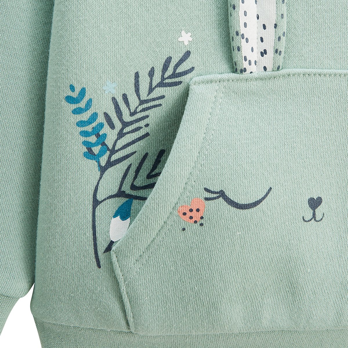 Ensemble enfant sweat et pantalon en molleton Misscerise bleu, PETIT BEGUIN