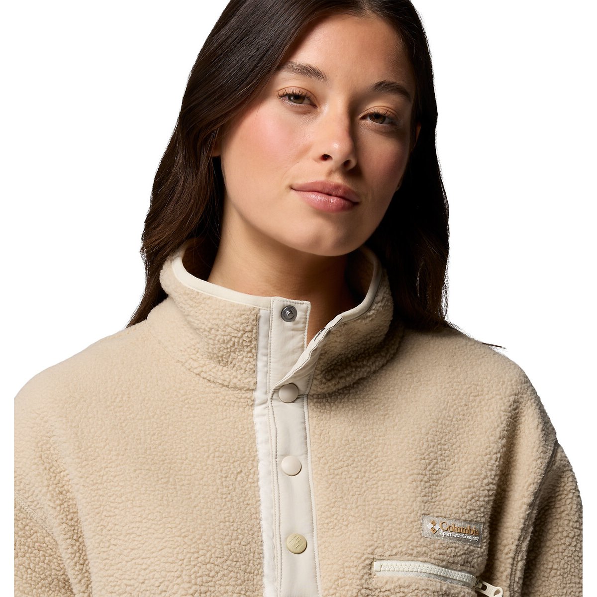 Polaire demi pressionnée Helvetia™ II marron clair, COLUMBIA