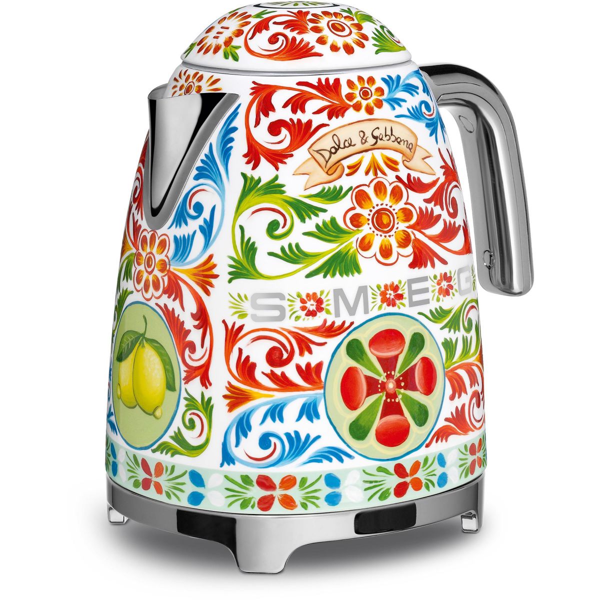 Bouilloire électrique 1,7 litre KLF03 décoré / spécial brillant, SMEG
