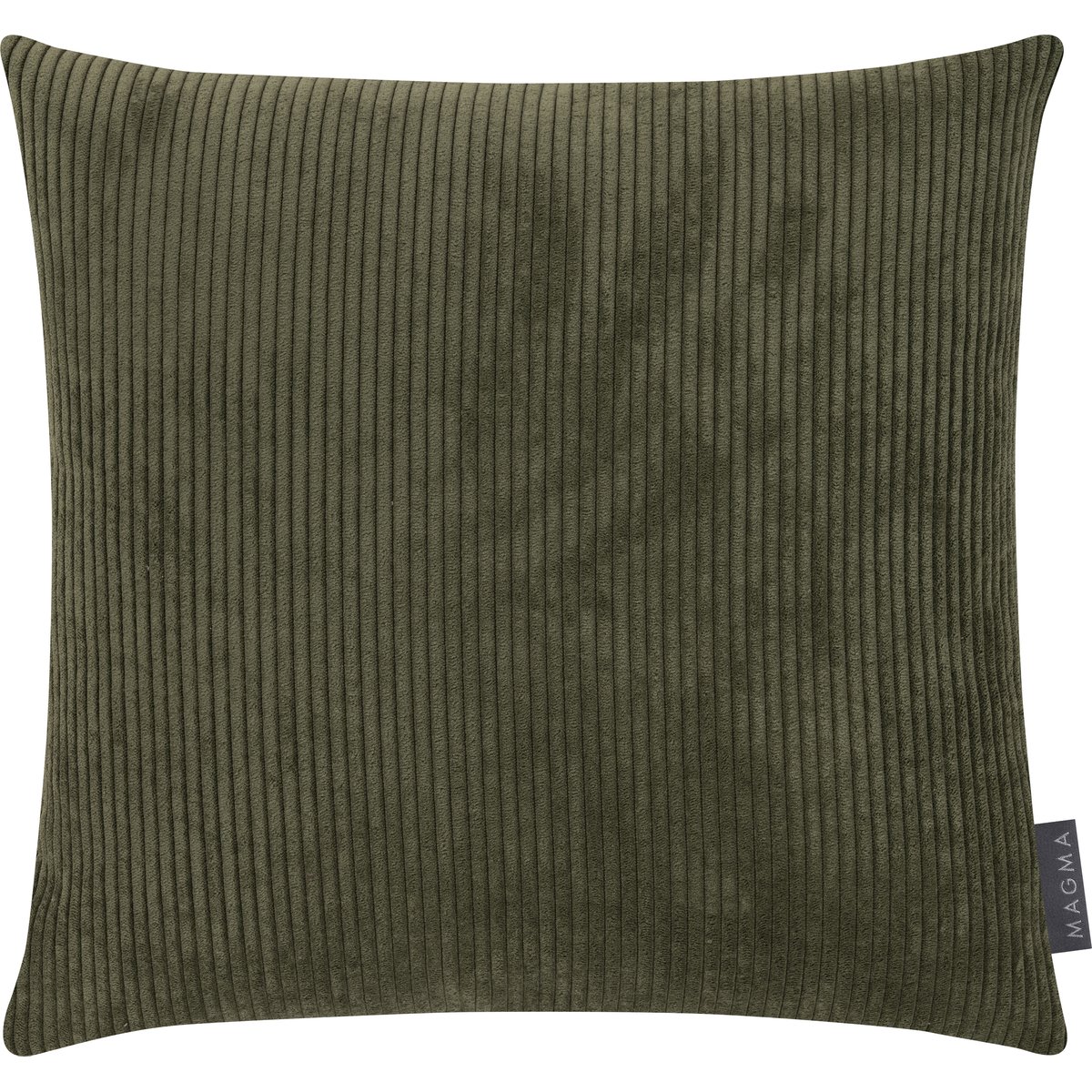 Housses de coussin velours cotelé INGA - Lot de 2 vert foncé, MAGMA HEIMTEX