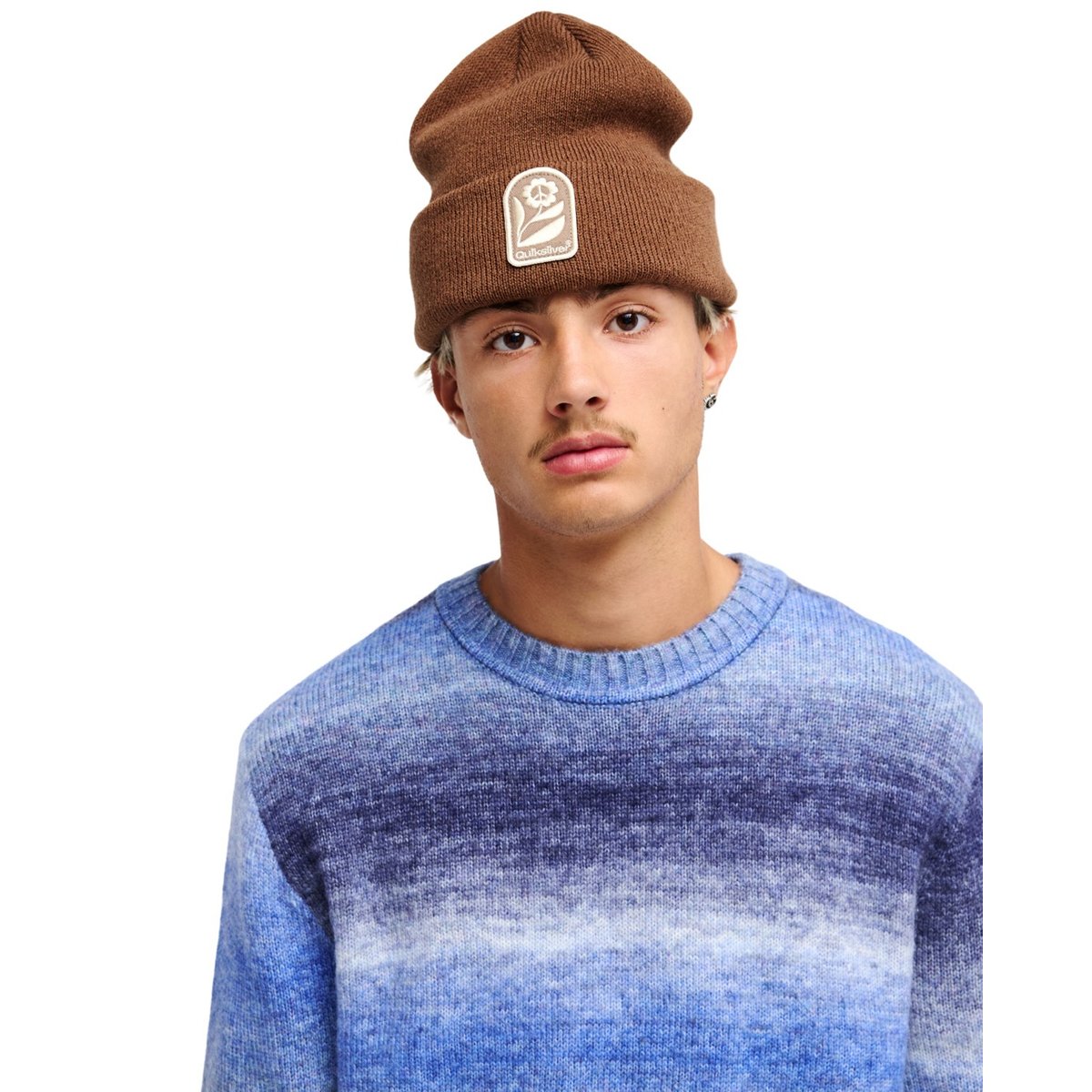 Pull LIMA HAIRY bleu dark denim gradient, QUIKSILVER