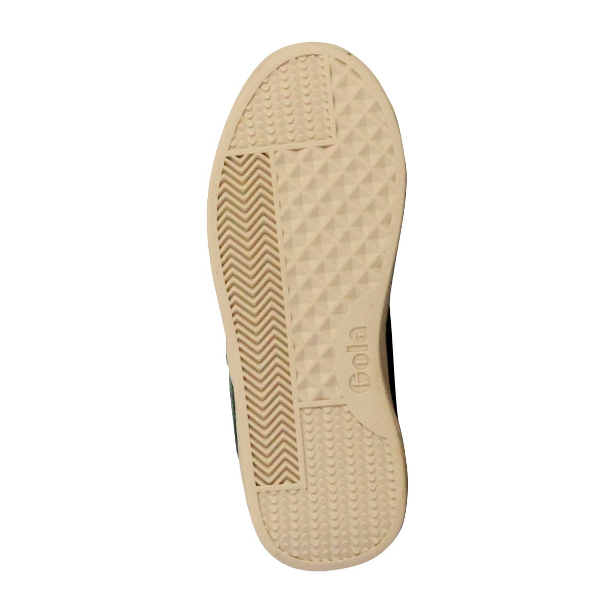 Basket Cuir Topspin blanc/vert foncé, GOLA