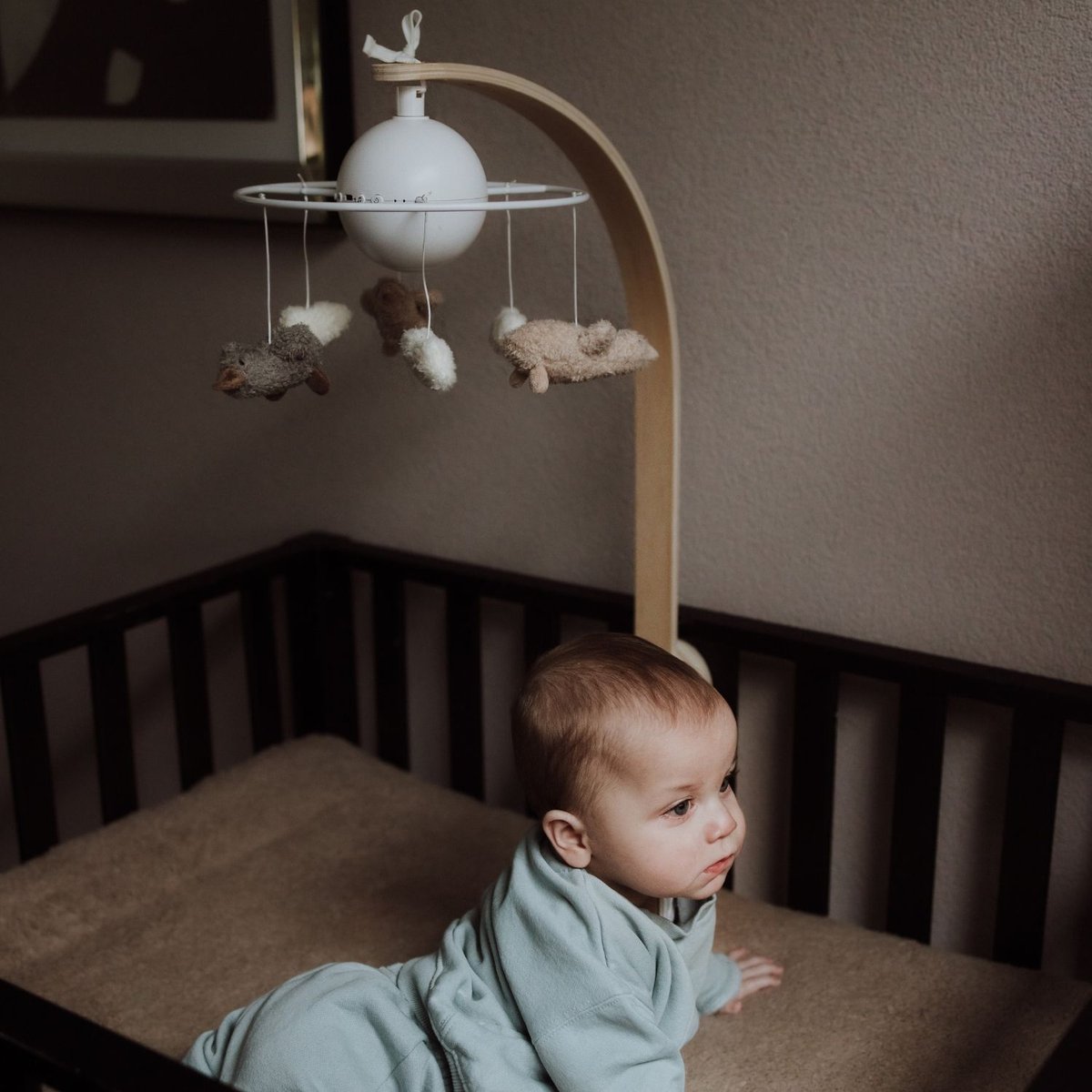 Mobile pour bébé blanc, FLOW