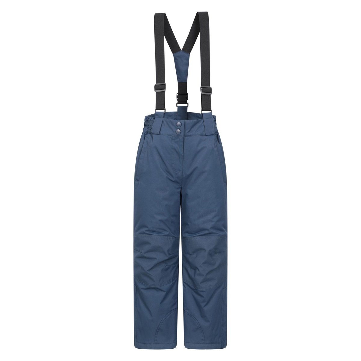 Pantalon de ski à bretelles ajustables HONEY bleu marine, MOUNTAIN WAREHOUSE
