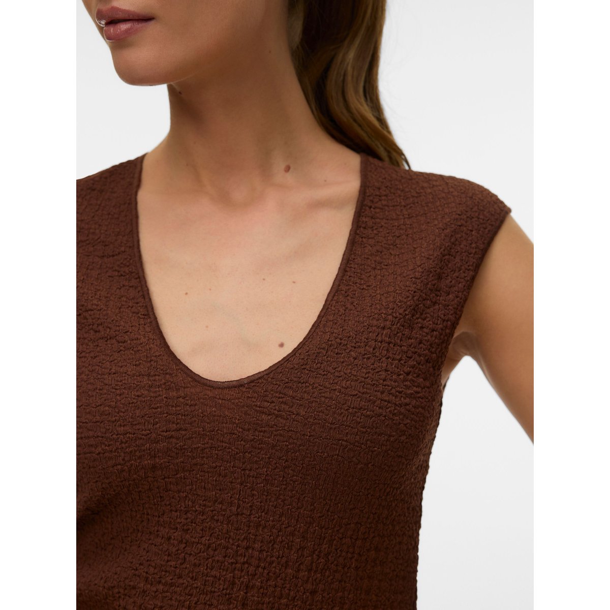 Blouse cocoa brown, VERO MODA