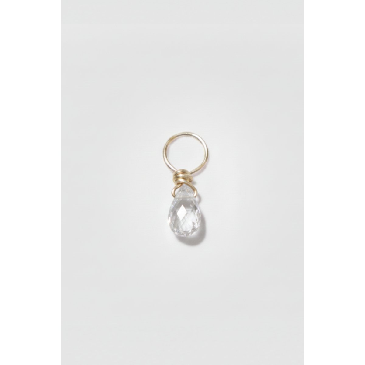 Pendentif Mia - Or 750‰ - Saphir blanc saphir blanc, YAY PARIS