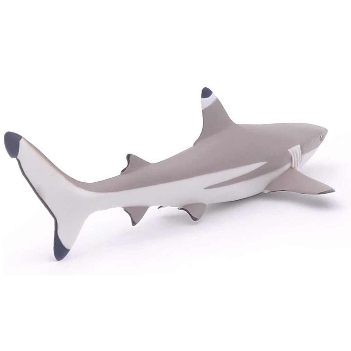 Figurine Requin à pointes noires gris, PAPO