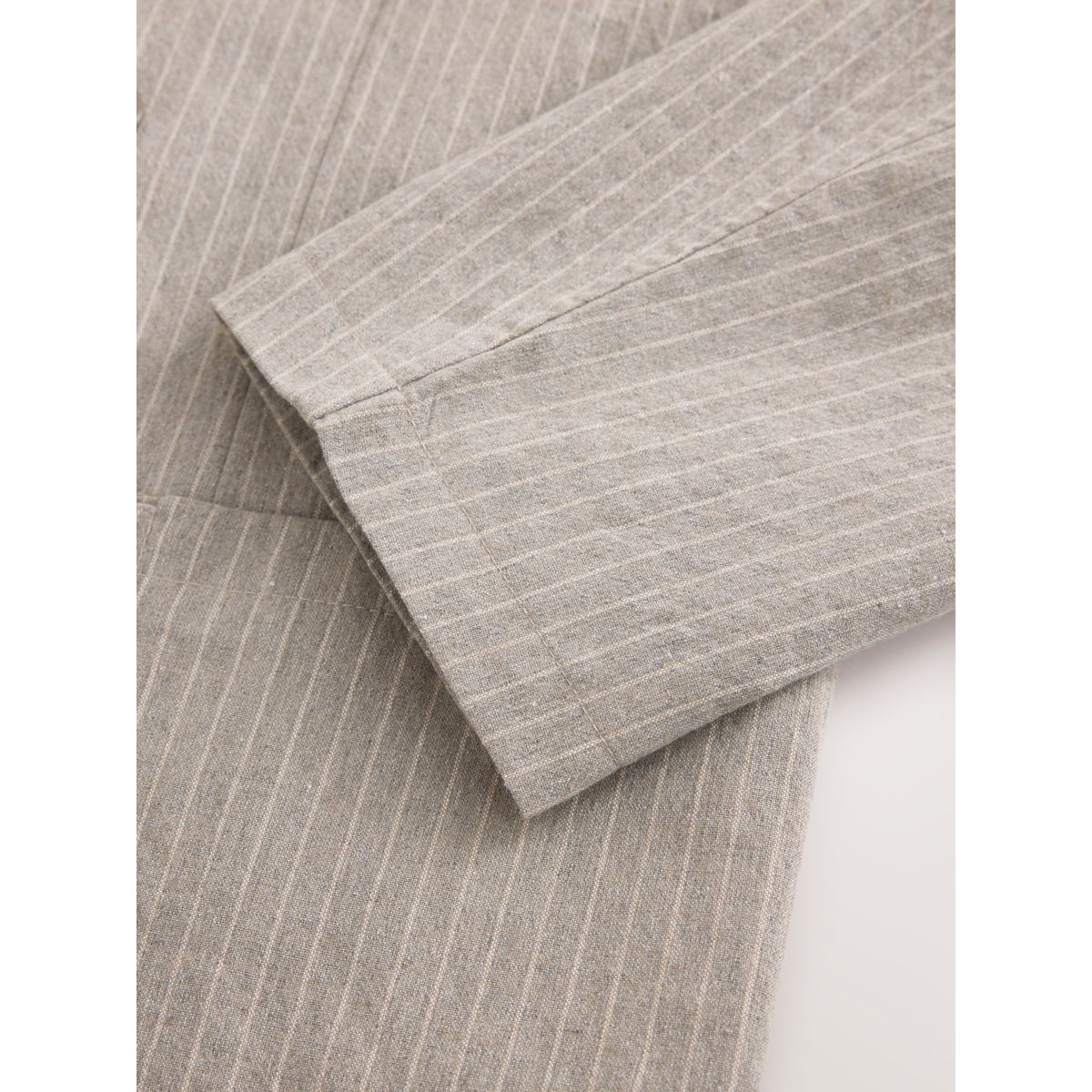 Veste de costume décontractée coton mélangé grège, NEXT