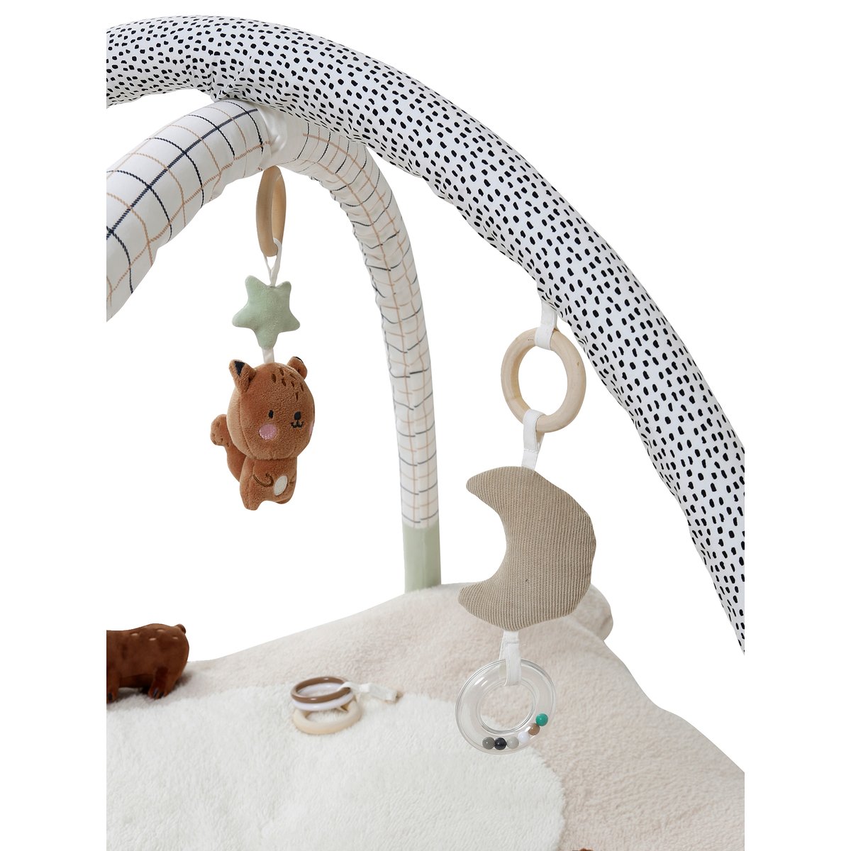 Tapis d'éveil avec arche green forest, VERTBAUDET