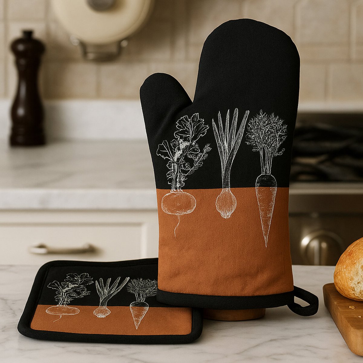 Gant et manique imprimés design, C DESIGN HOME TEXTILE