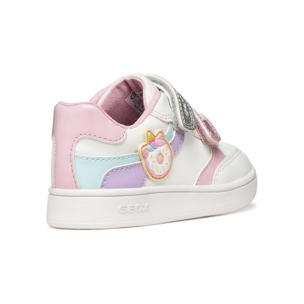 Baskets B ECLYPER blanc/lilas clair, GEOX