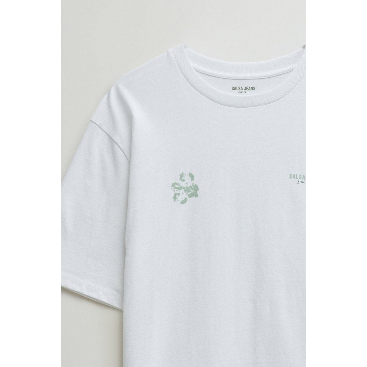 T-SHIRT AVEC IMPRIMÉ ET BRANDING marron, SALSA JEANS
