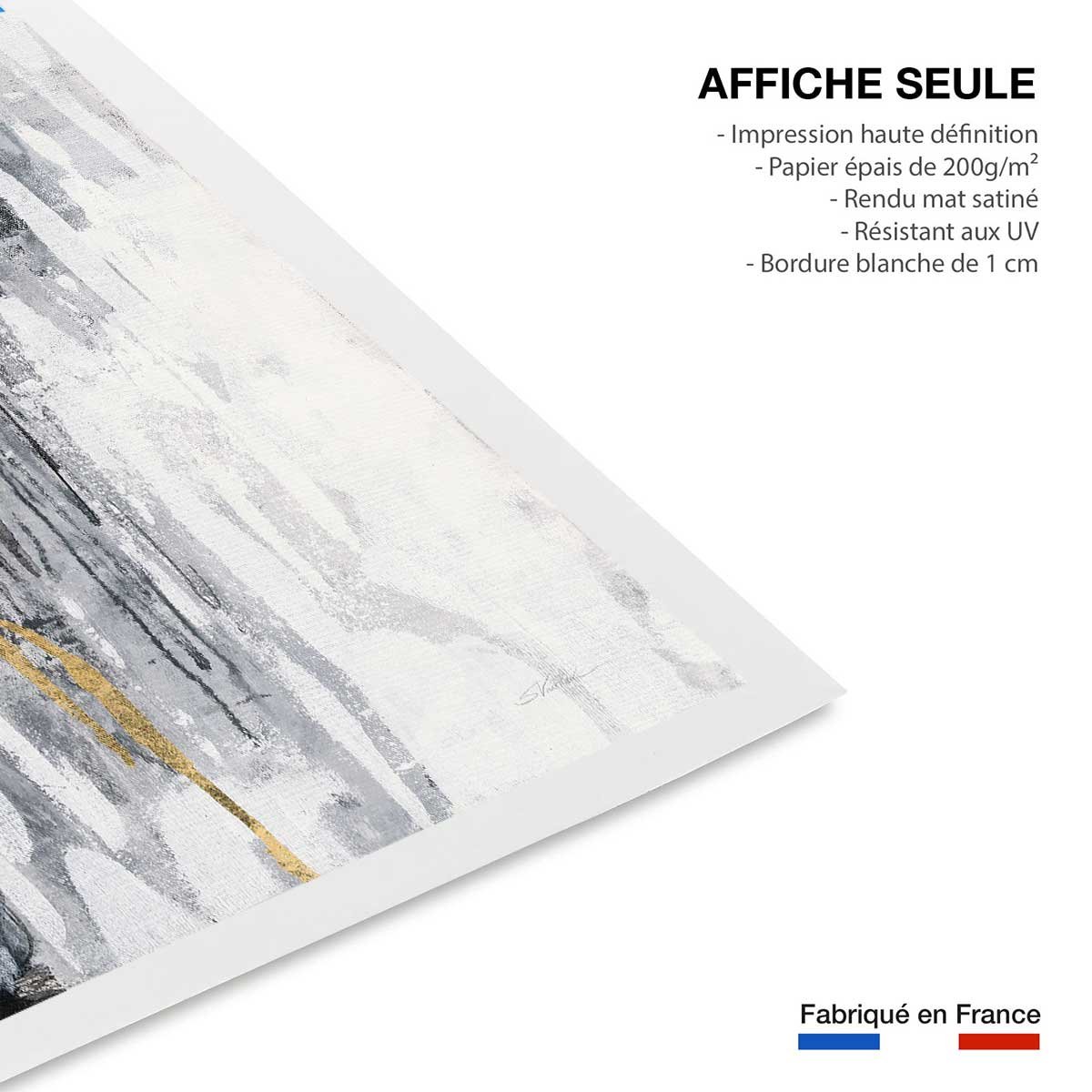 Affiche Pluie dorée affiche seule, HEXOA