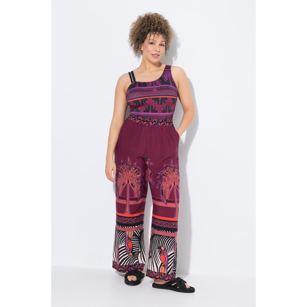 Pantalon palazzo violet, ULLA POPKEN