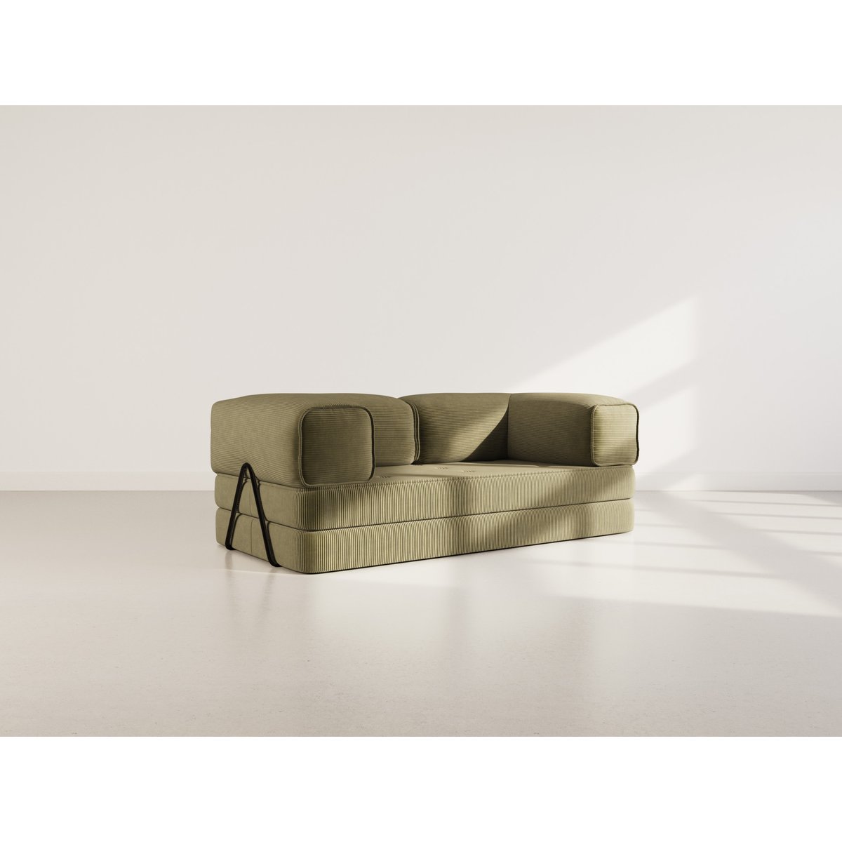 Canapé Convertible 3 places - POPPY vert, BEST MOBILIER