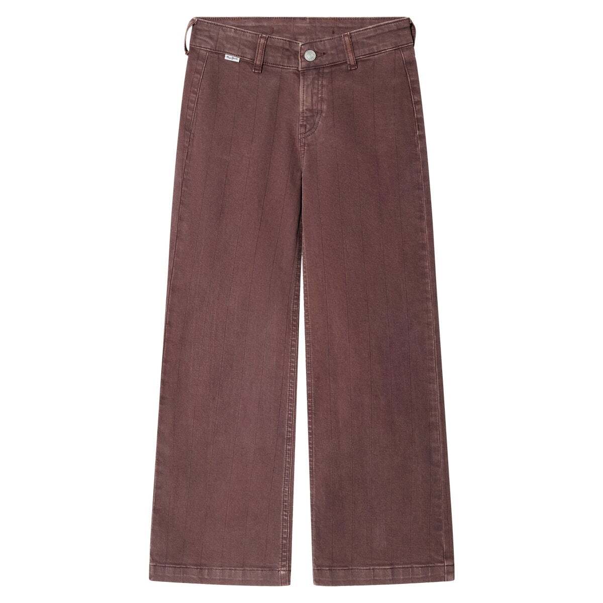 Catalina - Jean Coupe Culotte, Taille Moyenne grue des bois brun, PEPE JEANS