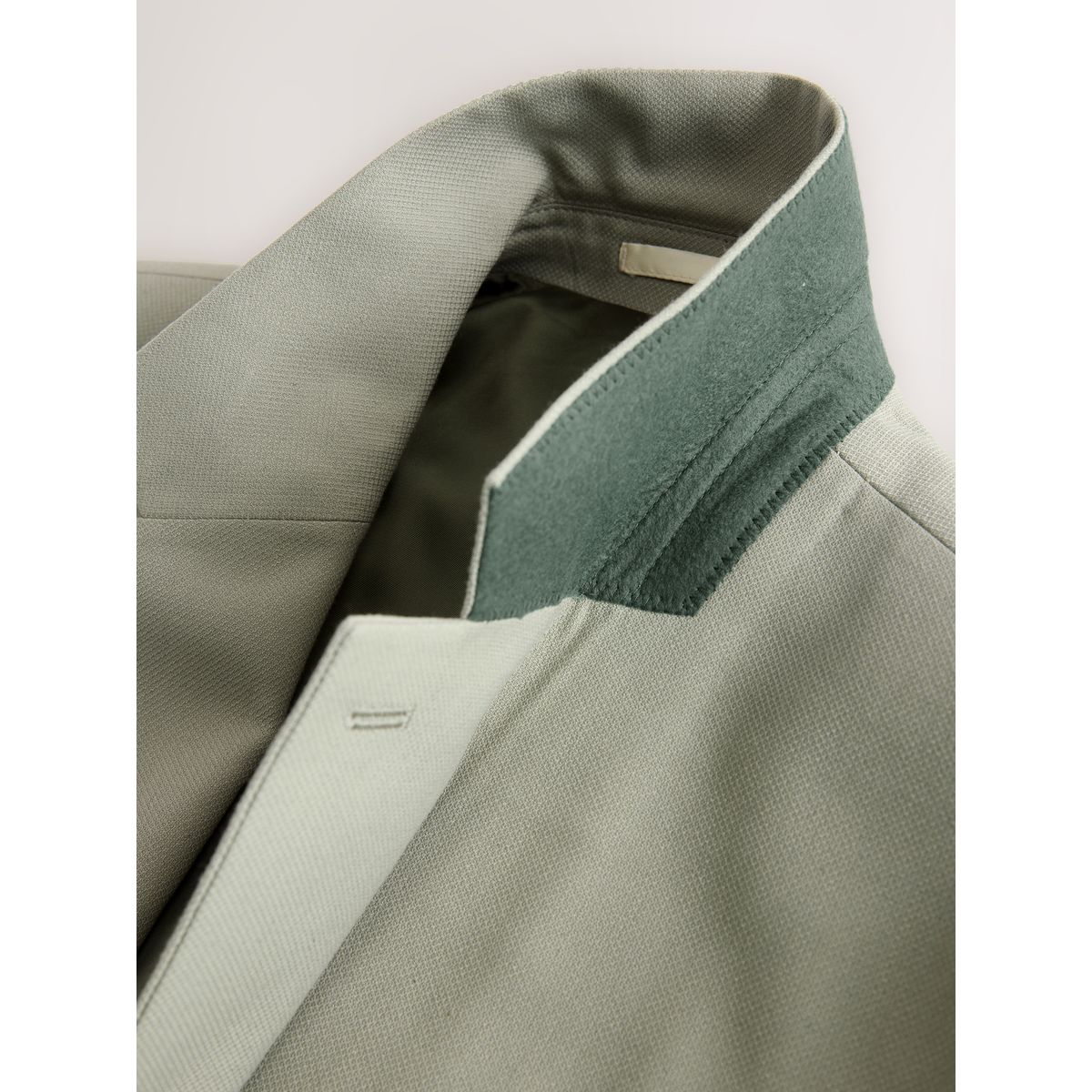 Veste de costume texturée coupe ample vert sauge, NEXT