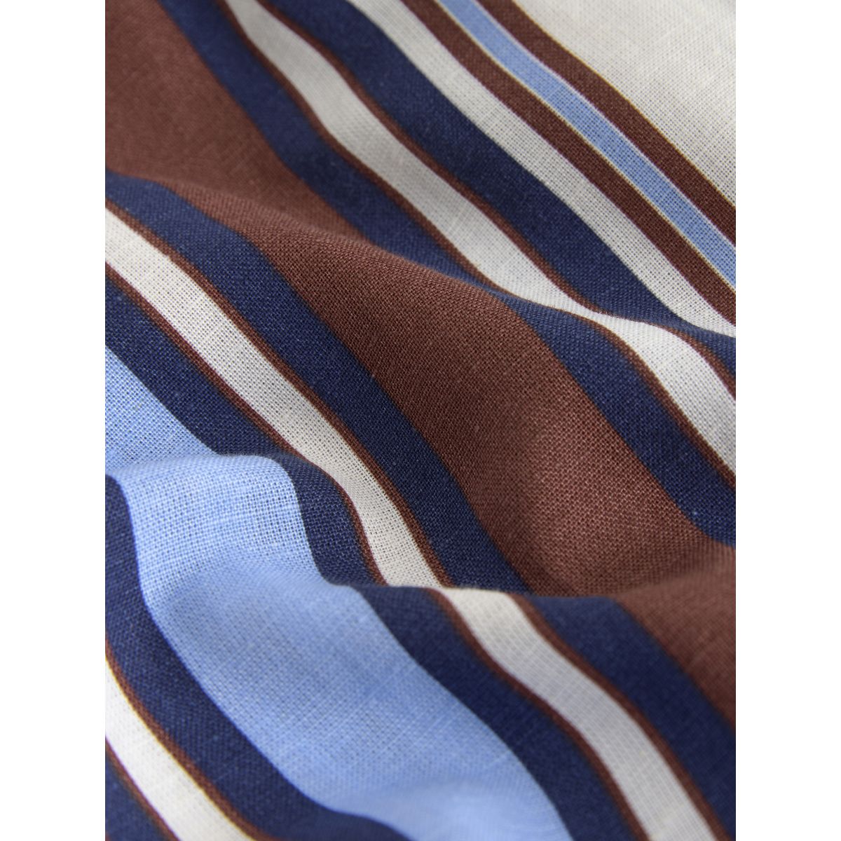 Pantalon large rayures marron chocolat/bleu, NEXT