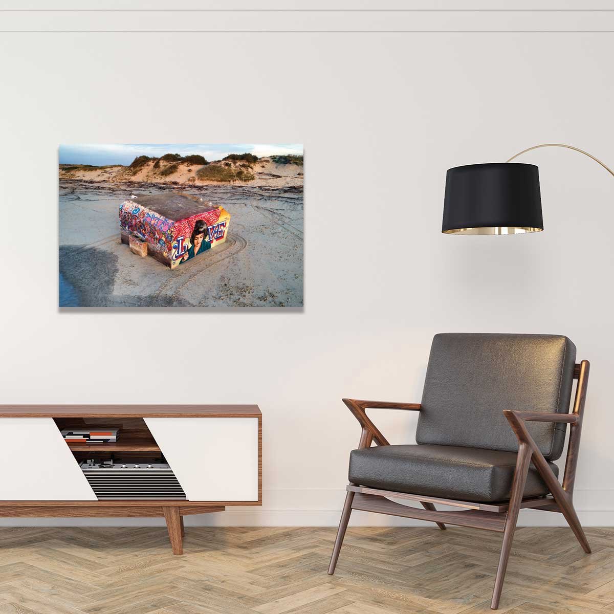 Tableau blockhaus art love tableau alu dibond, HEXOA