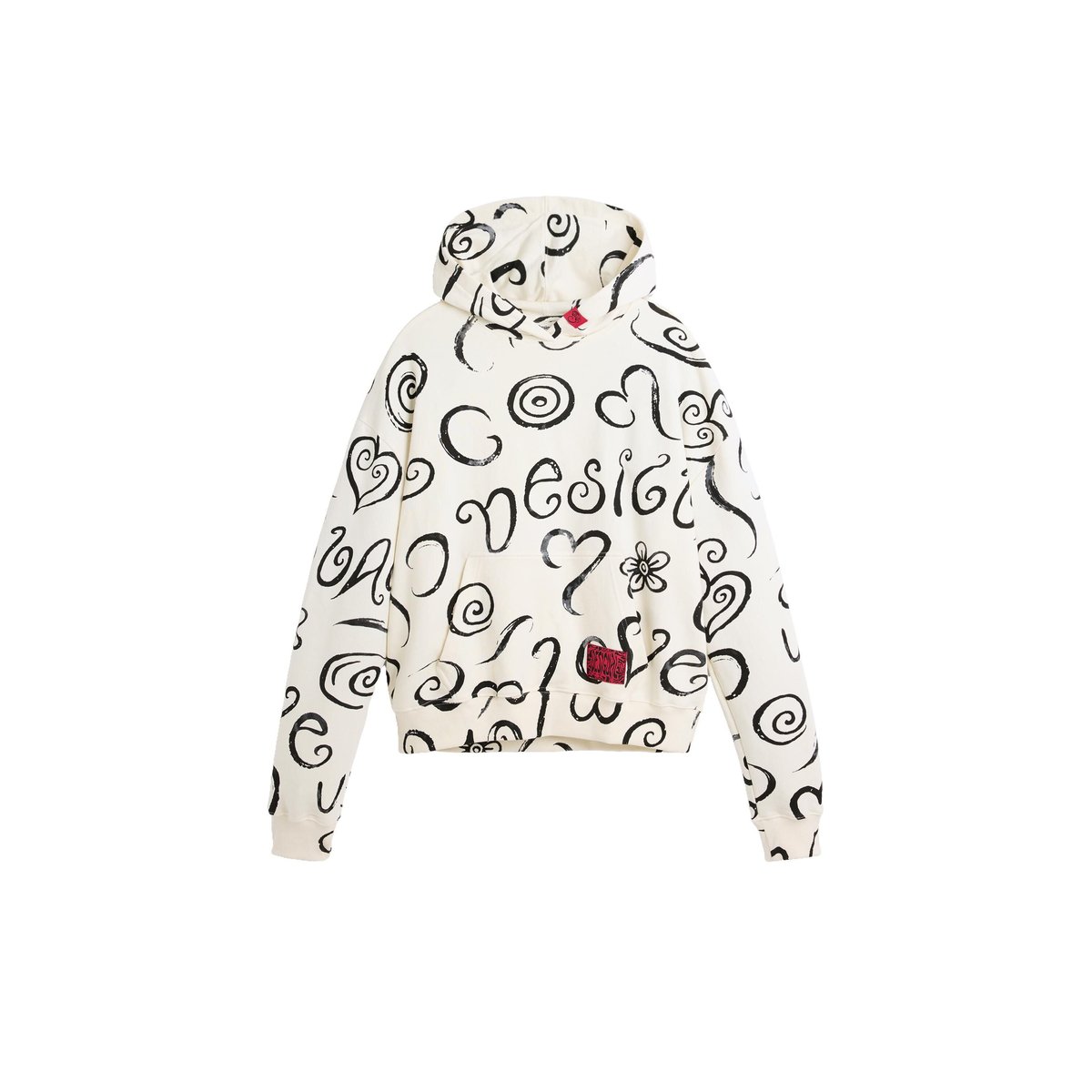 Sweat-shirt imprimé 100 % coton multicolore, DESIGUAL