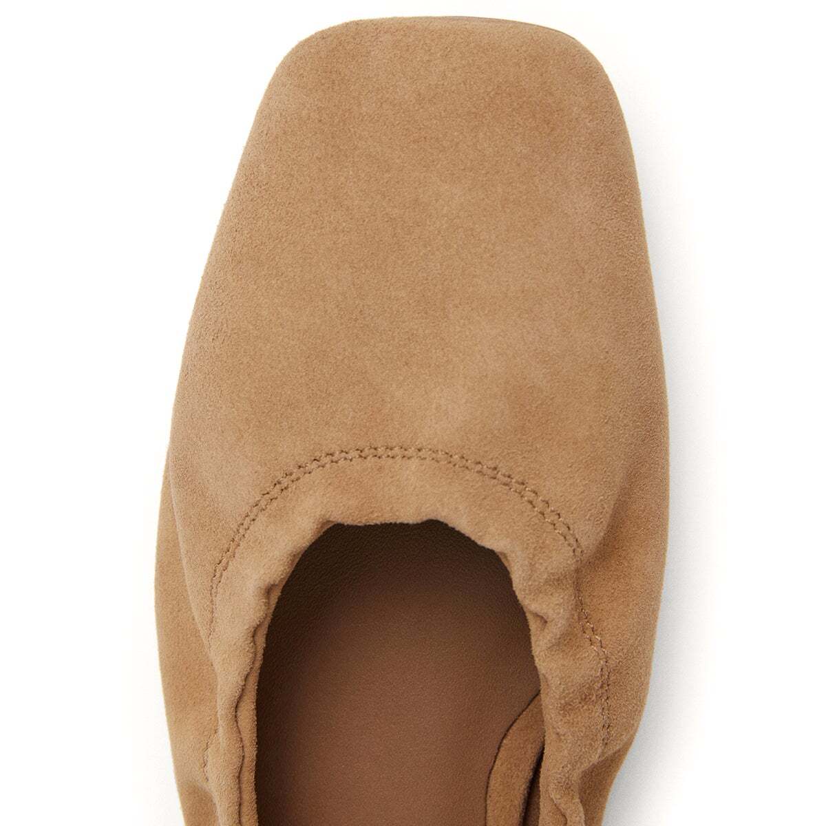 Ballerines En Cuir beige caramel, PEPE JEANS
