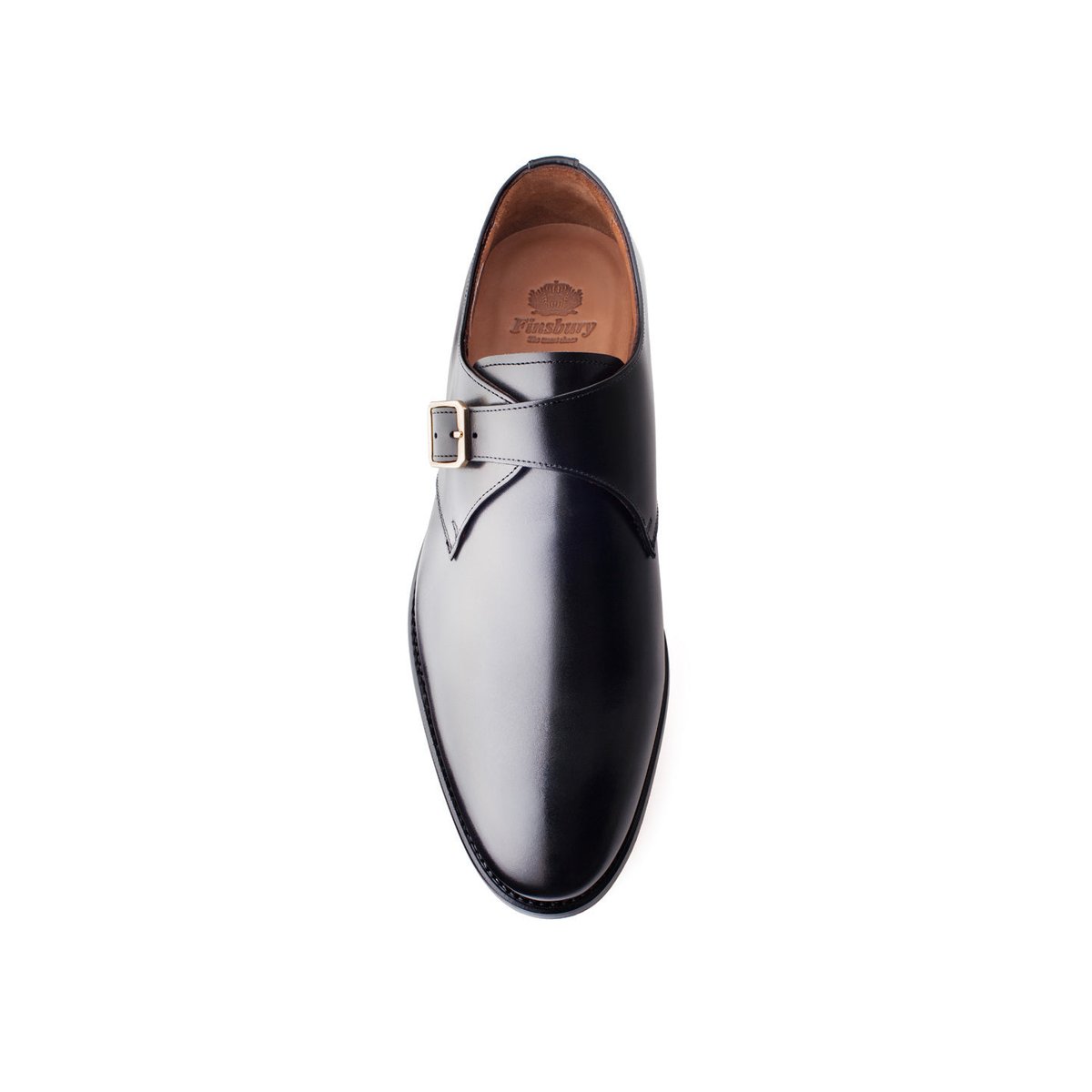 Chaussure Monk en cuir BECKETT noir, FINSBURY