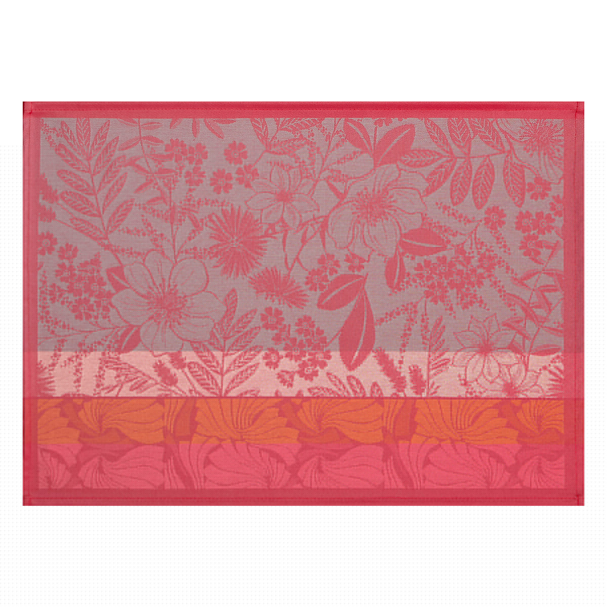 Set de table enduit en Coton, COTTAGE fleury, LE JACQUARD FRANCAIS