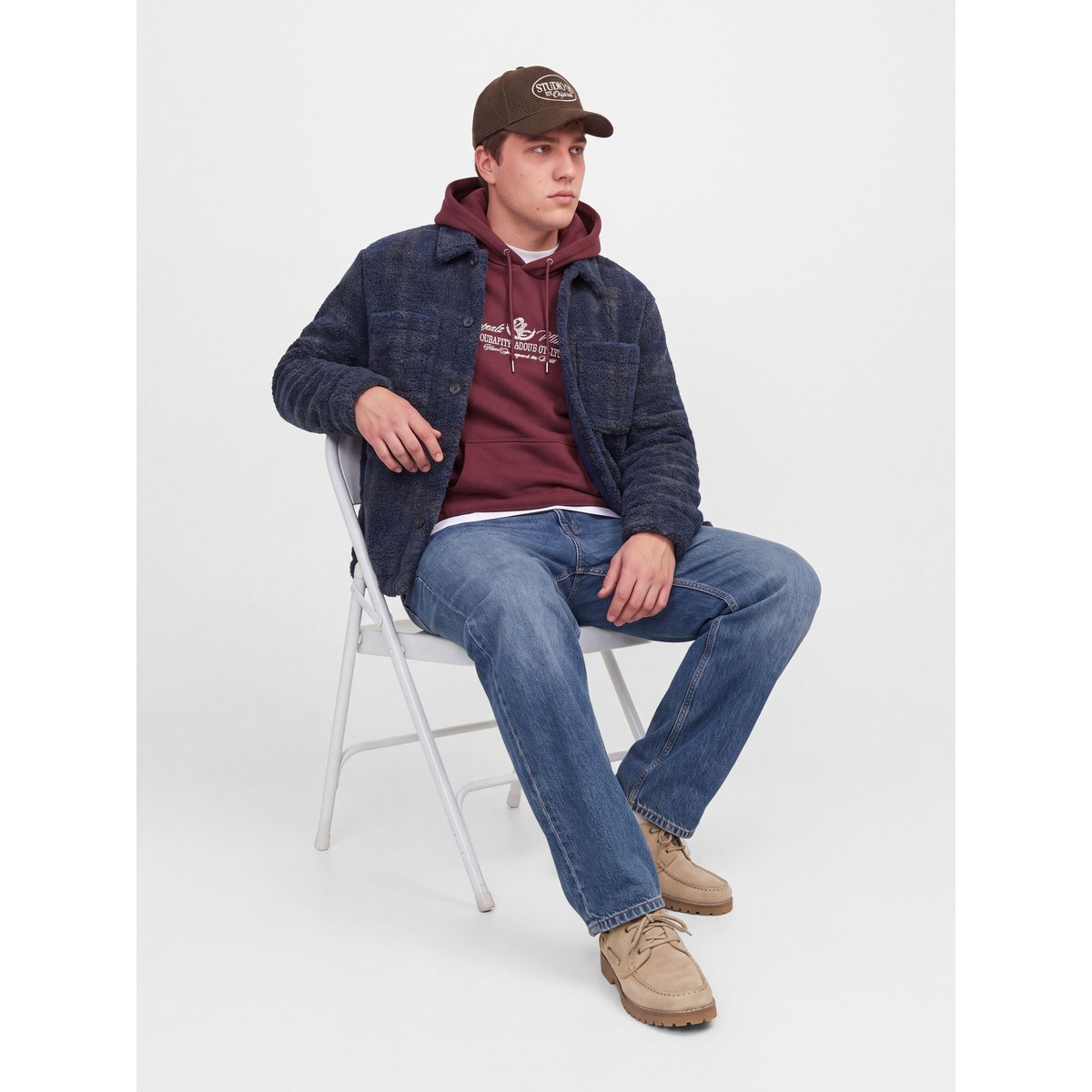 Chemise En Flanelle navy blazer 1, JACK & JONES