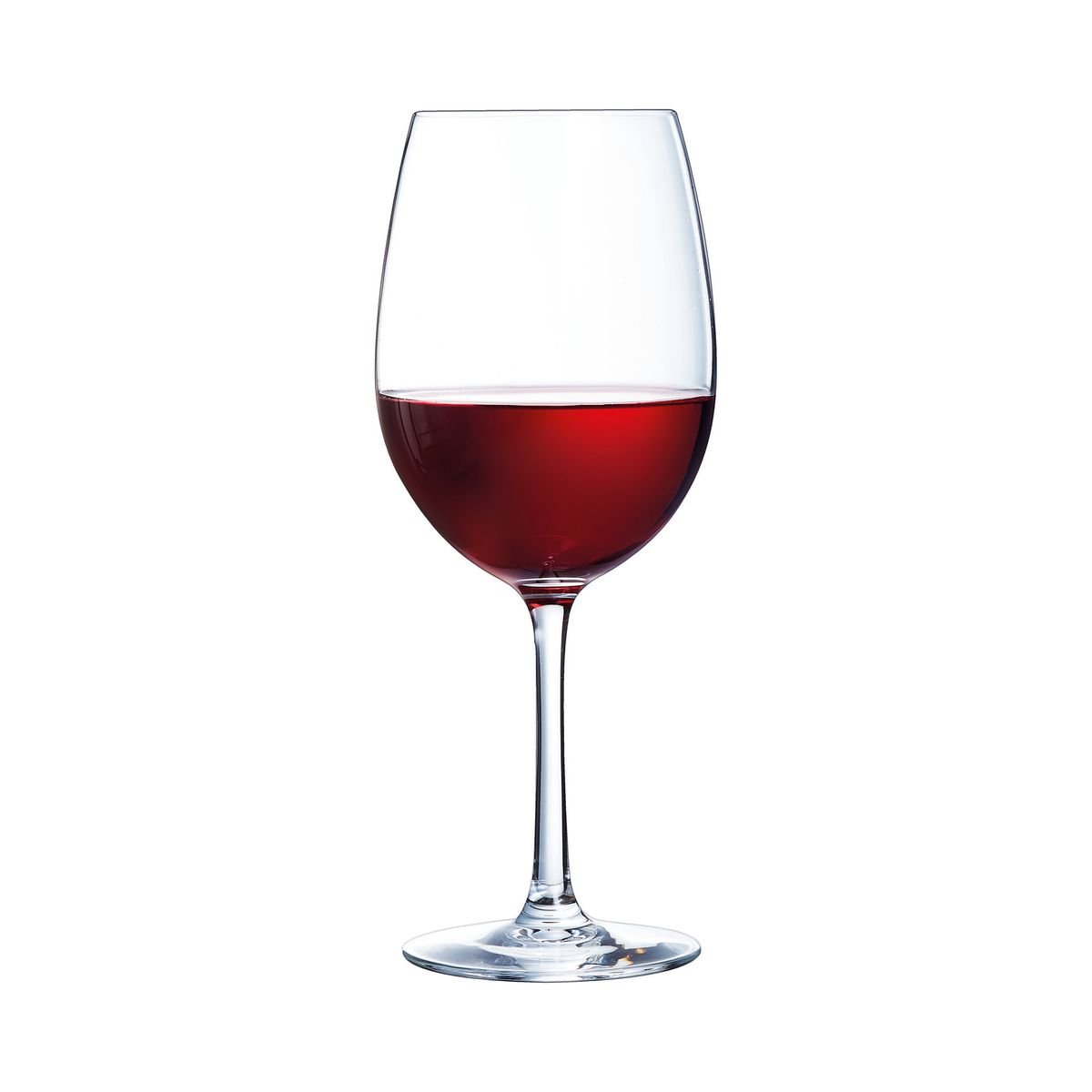 6 verres à vin rouge 58cl en cristallin transparent, CHEF&SOMMELIER