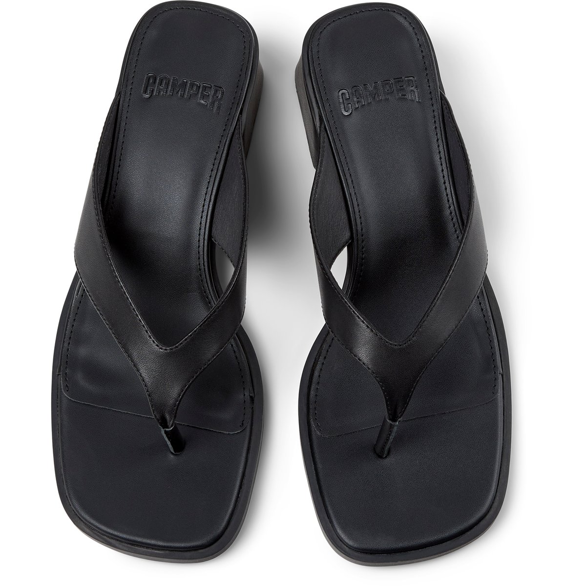 Sandales Cuir KORA SANDAL TWINS noir, CAMPER