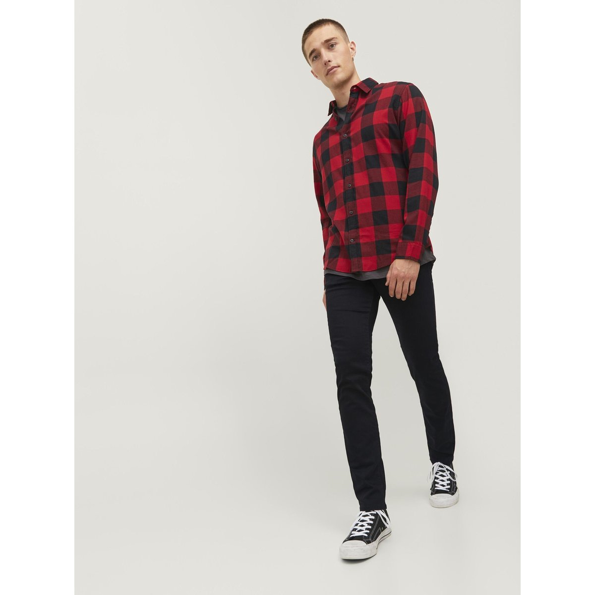Jean Slim black denim, JACK & JONES
