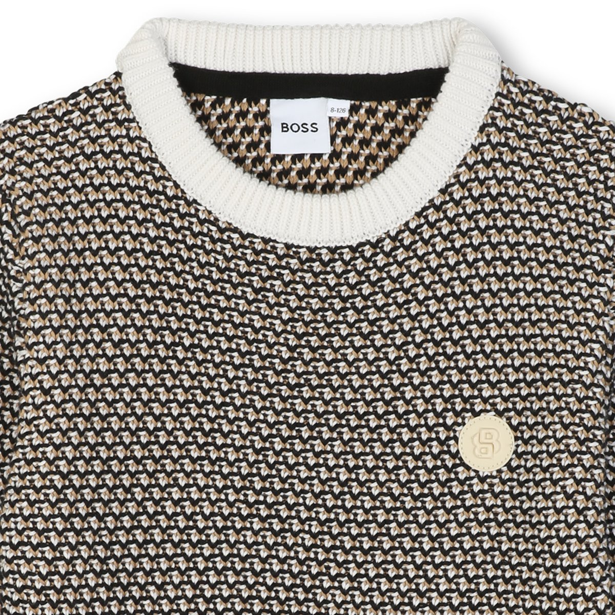 Pull tricoté black, BOSS KIDSWEAR