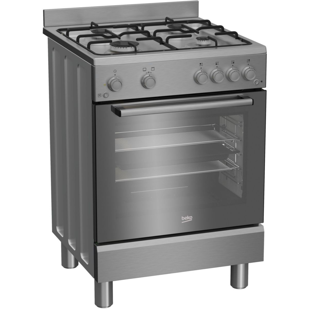 Cuisinière gaz FBG62030GXCT couleur unique, BEKO