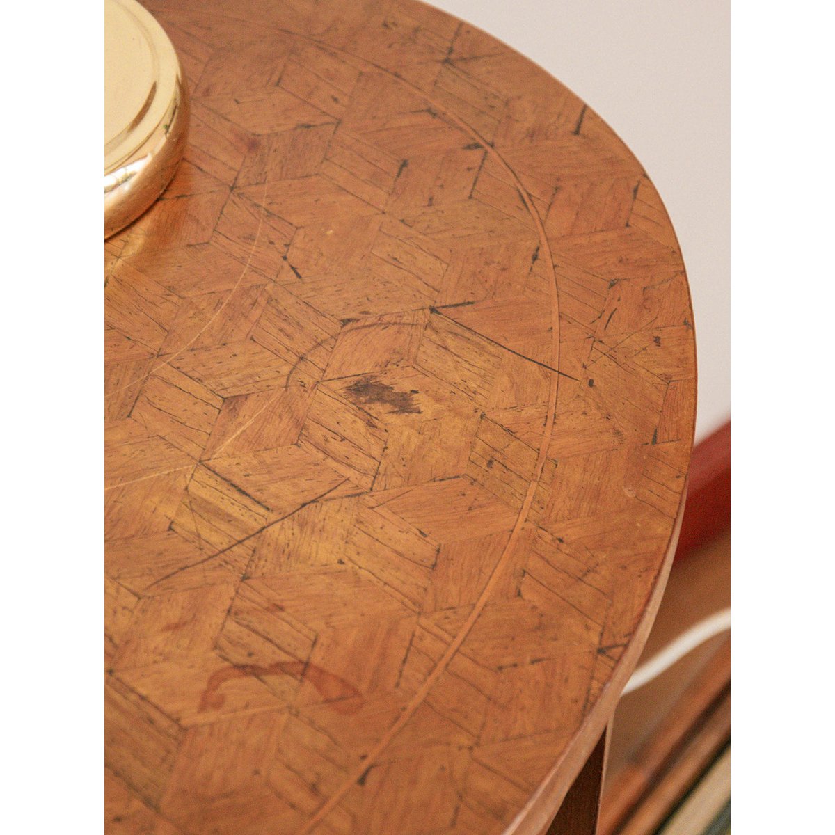 Table d'appoint en bois Francine N°359 - Bon état bois, DEBONGOUT