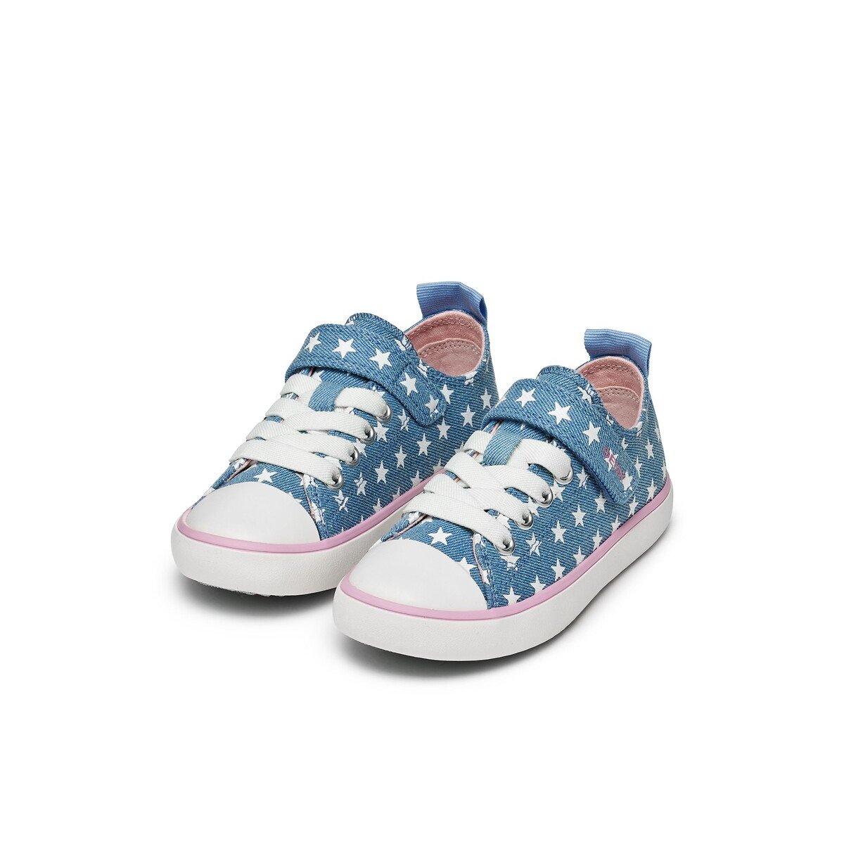 Kids Gisli Breathable Trainers denim blue , GEOX