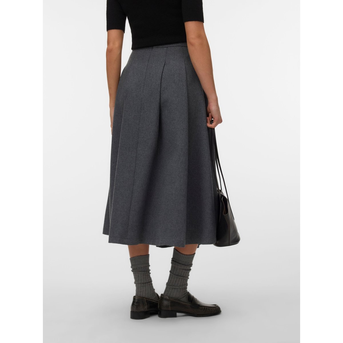 Jupe grise - medium grey melange 1, VERO MODA