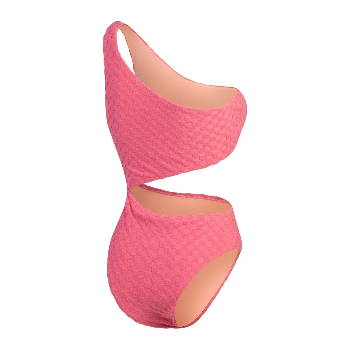 Maillot de bain 1 pièce motif/style damier rose clair, SPEEDO