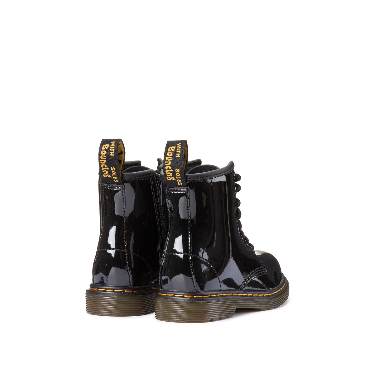 Botas em pele envernizada, 1460 Junior Patent preto , DR. MARTENS