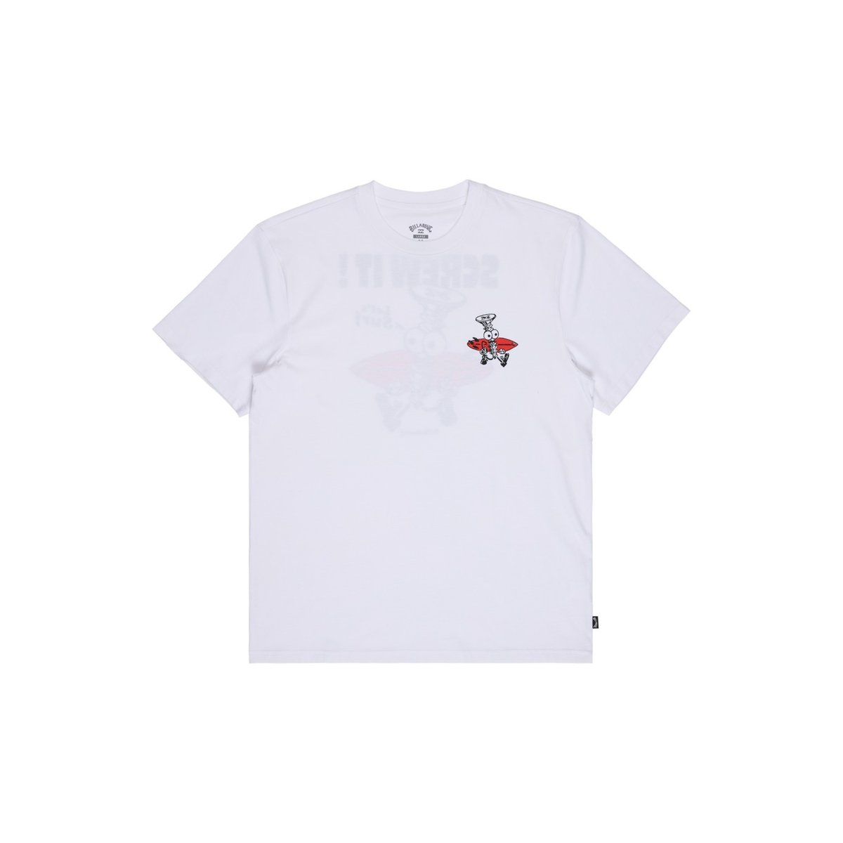 T shirt manches courtes SCREW IT blanc white, BILLABONG