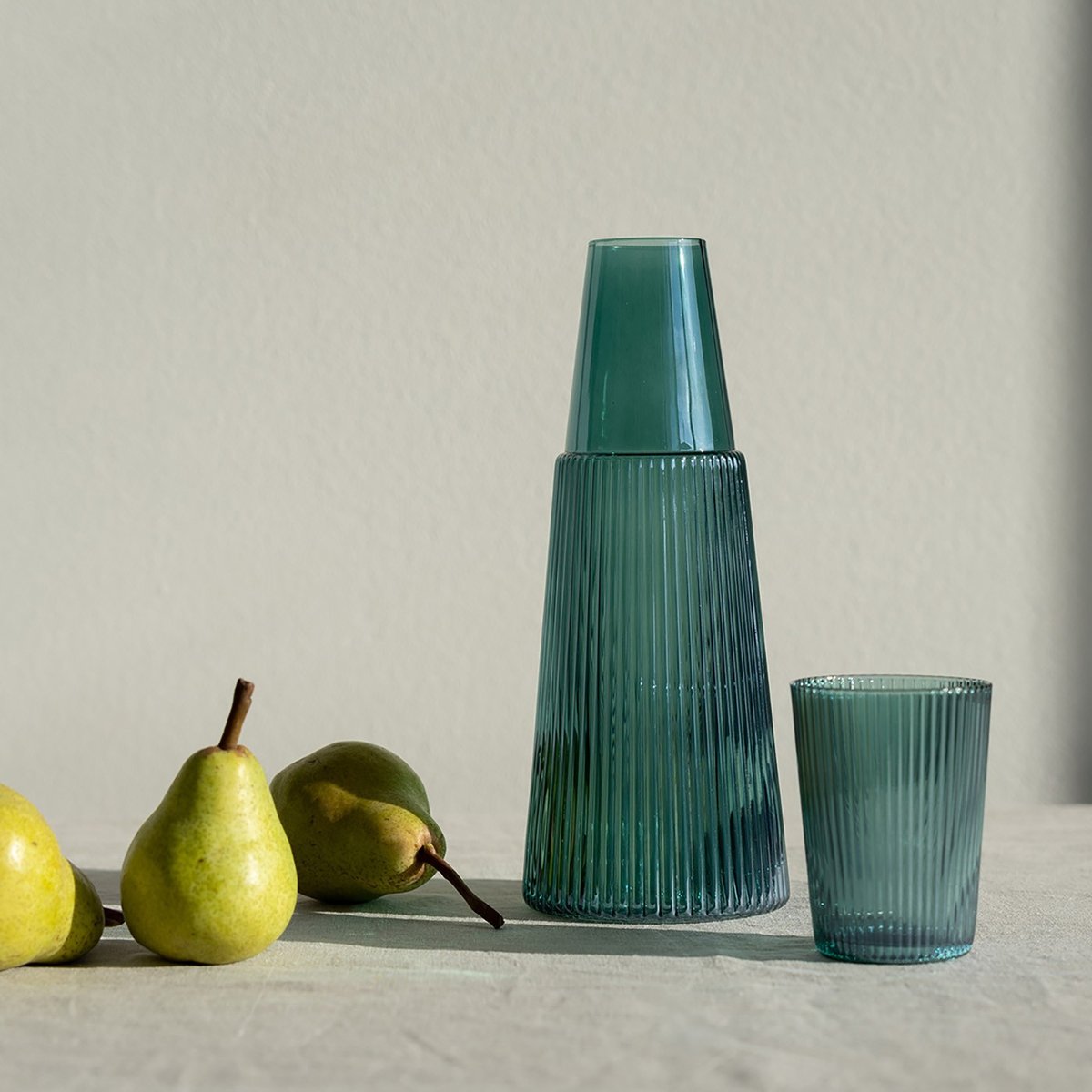 Carafe en verre, RUMBA vert, KARE DESIGN