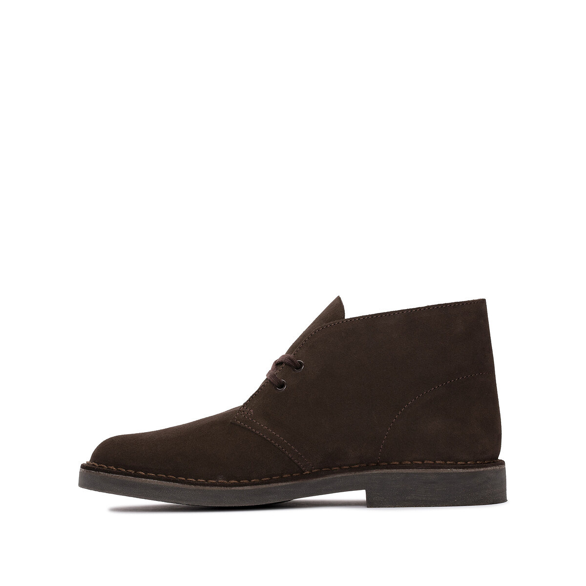 Desert boots in suèdeleer Evo donkerkastanje, CLARKS