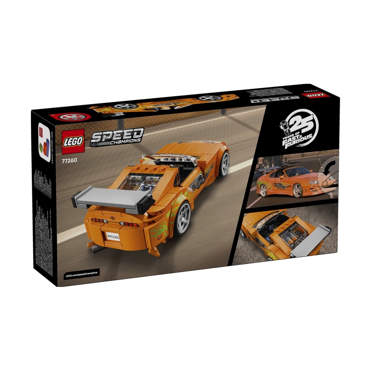 Speed Champions La Toyota Supra MK4 de Fast and Furious orange, LEGO