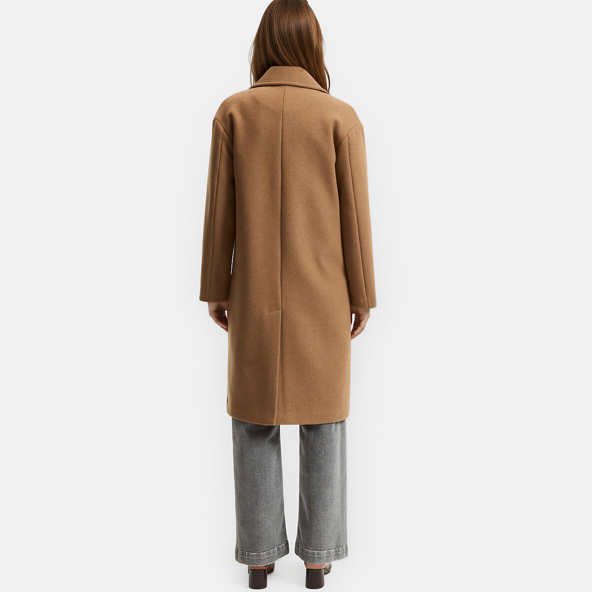 Manteau drap laine mélangée, Signature BARNABE camel, LA REDOUTE COLLECTIONS