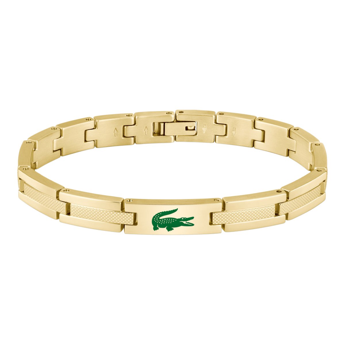 Bracelet Stencil doré, vert, LACOSTE