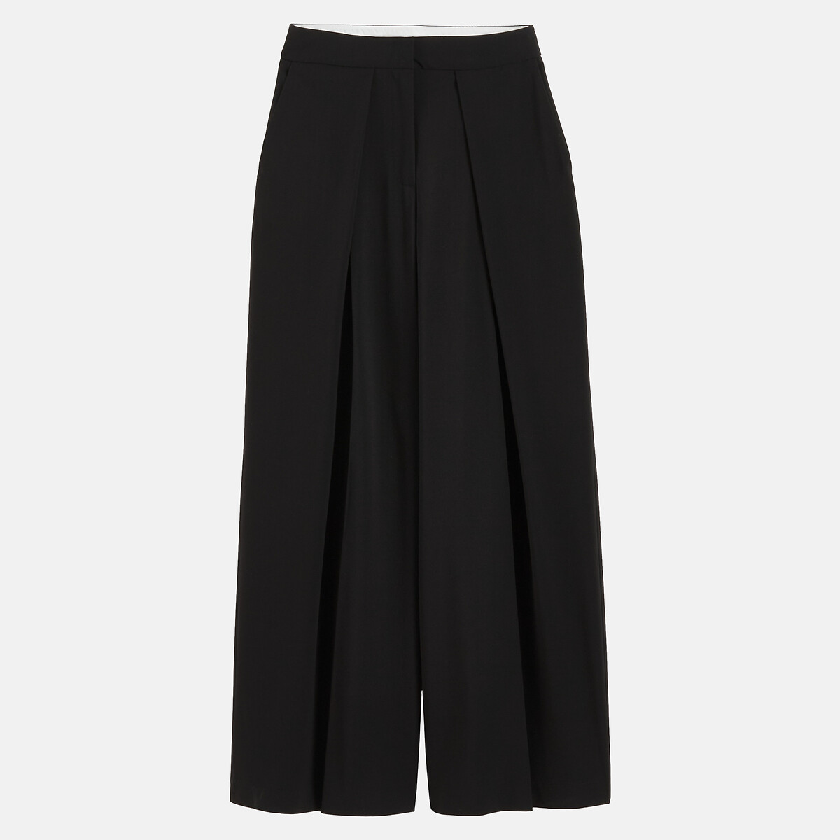 Pantalon extra large à plis noir, LA REDOUTE COLLECTIONS