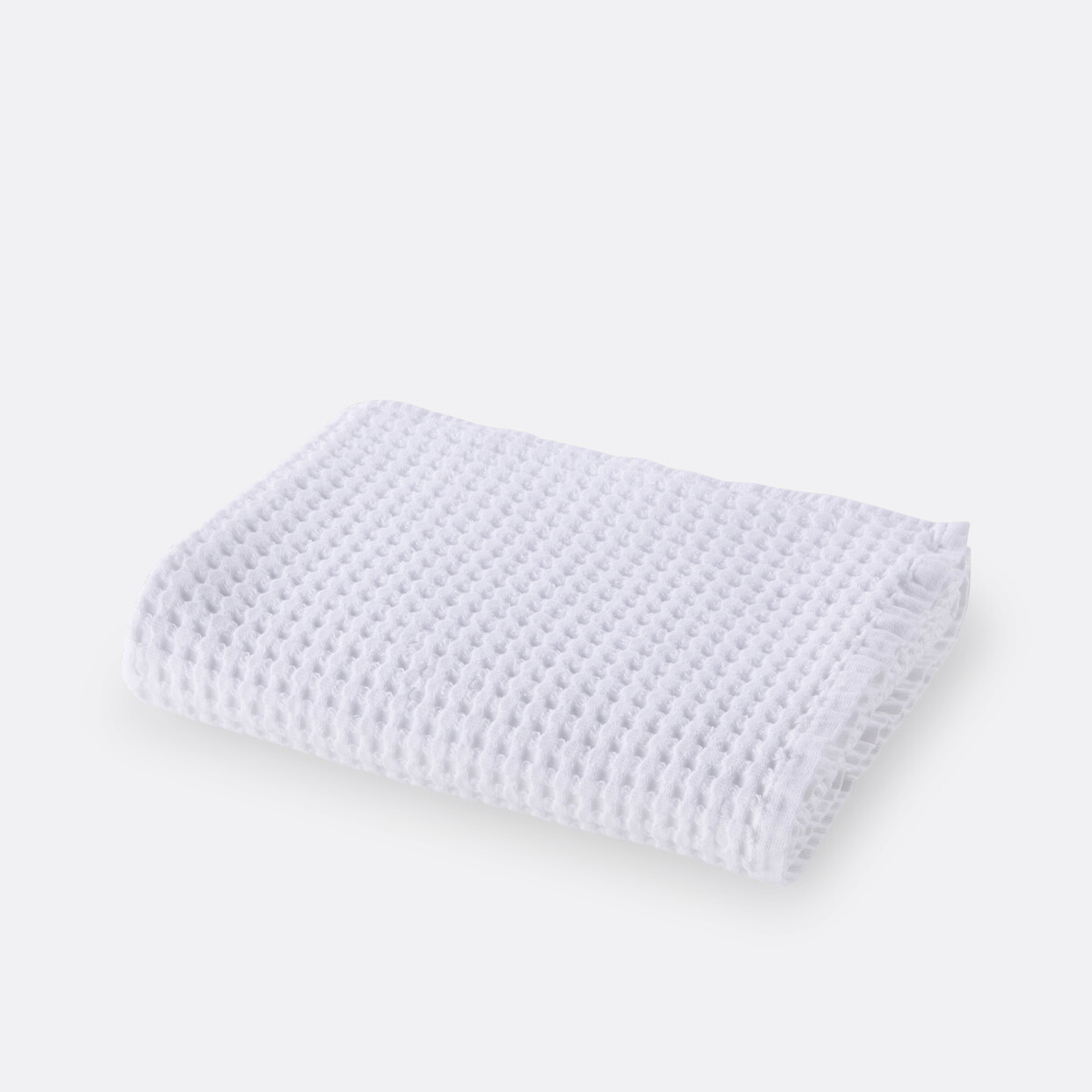 Drap de bain coton effet nid d'abeille, Tifli blanc, LA REDOUTE INTERIEURS