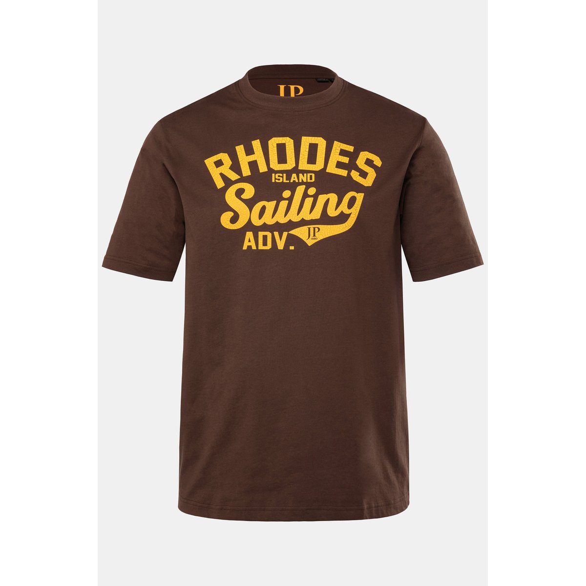 T-shirt, manches courtes et col rond marron foncé, JP1880