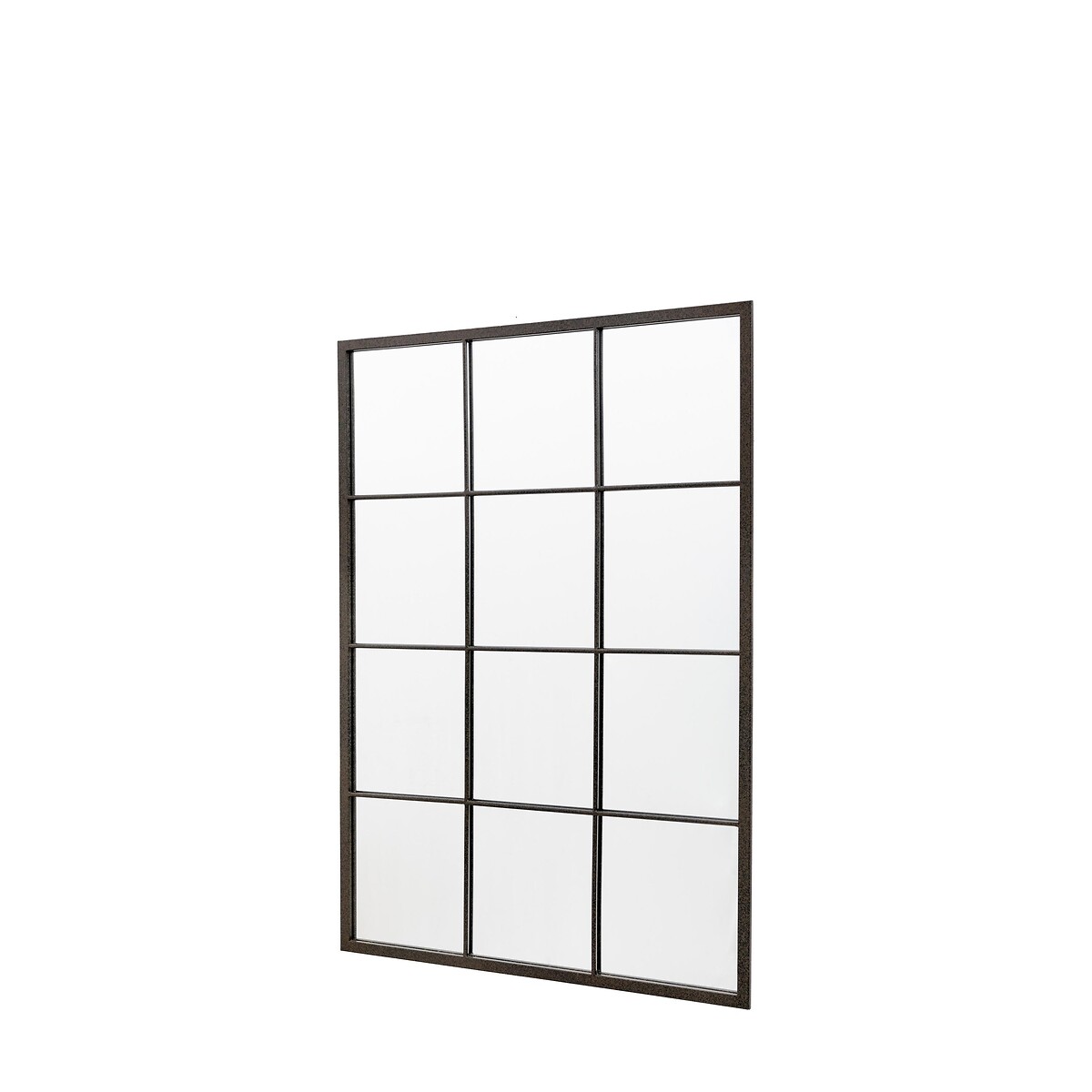 80x110cm Clifton Window Pane Mirror black, ÉDITÉ