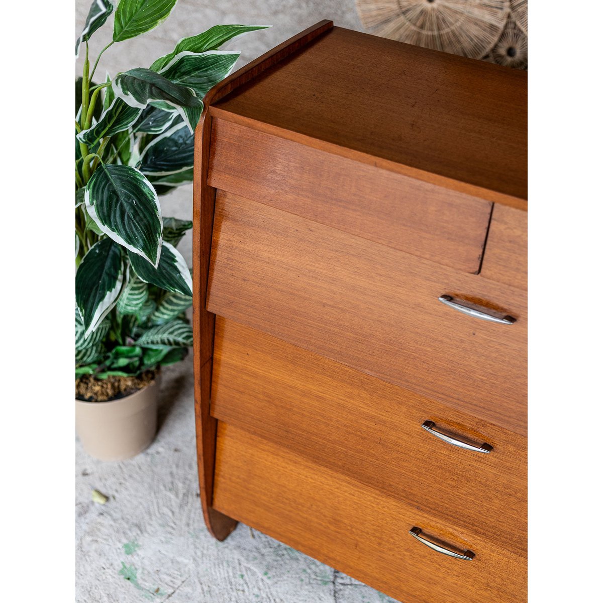 Buffet en bois Gustave N°1645 - Bon état argenté, DEBONGOUT
