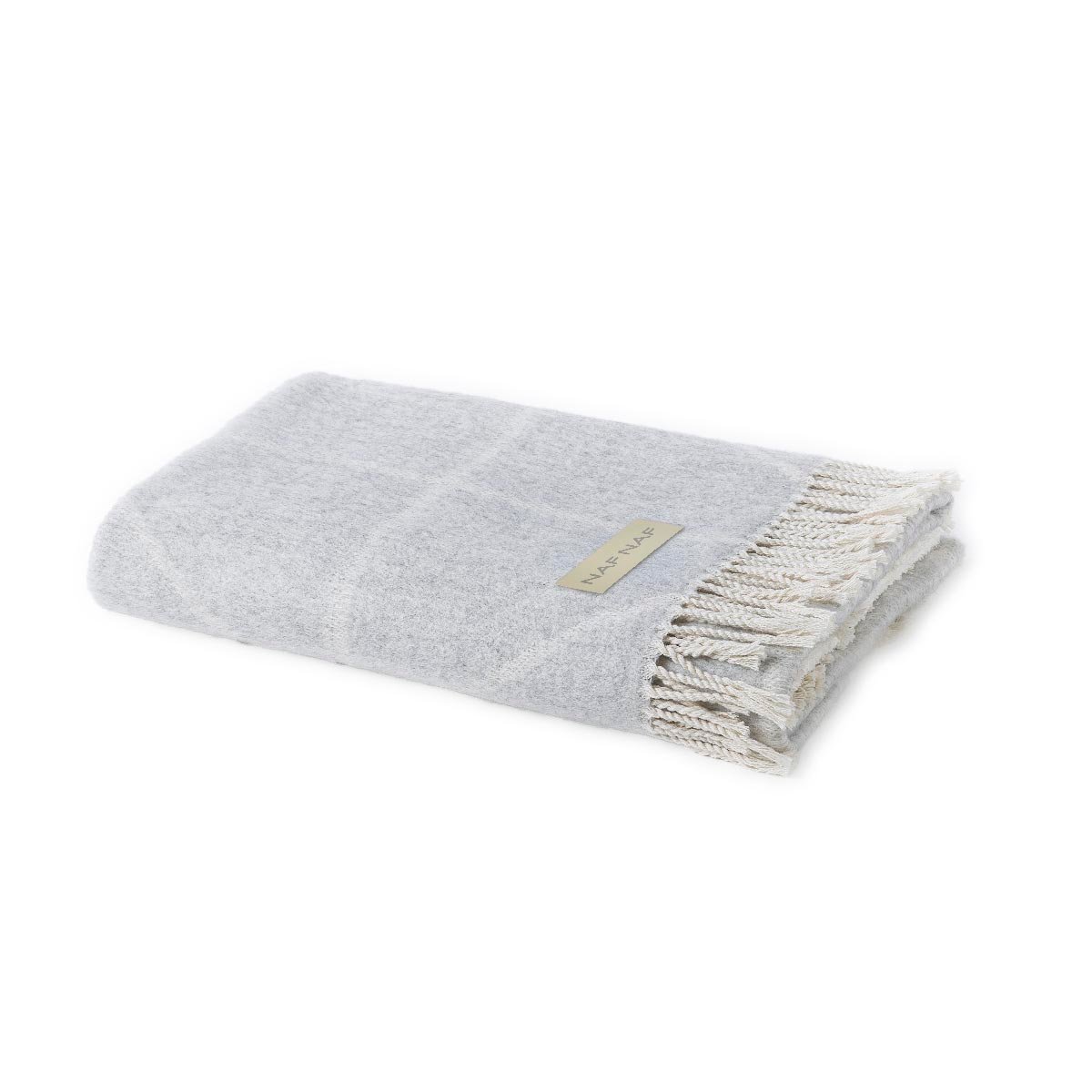 Plaid beige FONTENAY gris, NAF NAF HOME
